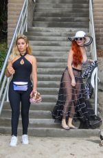 PHOEBE PRICE and MARCELA IGLESIAS Out on the Beach in Malibu 07/22/2018