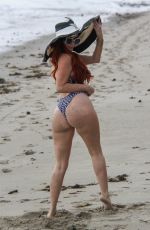 PHOEBE PRICE and MARCELA IGLESIAS Out on the Beach in Malibu 07/22/2018