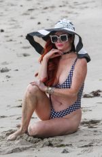 PHOEBE PRICE and MARCELA IGLESIAS Out on the Beach in Malibu 07/22/2018