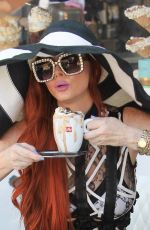PHOEBE PRICE Out for Ice Coffee in Beverly Hills 07/11/2018