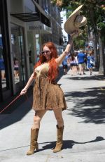 PHOEBE PRICE Out in Beverly Hills 07/13/2018
