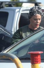 PINK Riding a Bike Out in Perth 06/30/2018