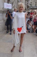 PIXIE LOTT at Schiaparelli Haute Couture Show at Paris Fashion Week 07/02/2018