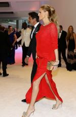 Pregnant ADRIANA KAREMBEU at 70th Monaco Red Cross Ball Gala 07/27/2018