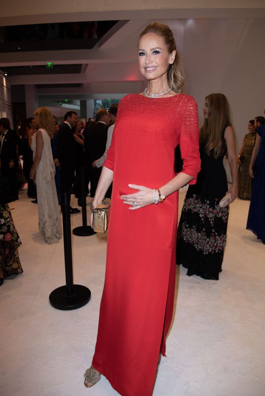 Pregnant ADRIANA KAREMBEU at 70th Monaco Red Cross Ball Gala 07/27/2018