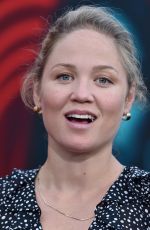 Pregnant ERIKA CHRISTENSEN at The Spy Who Dumped Me Premiere in Los Angeles 07/25/2018