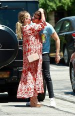 Pregnant HILARY DUFF and Matthew Koma Kissing in Studio City 07/12/2018