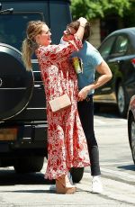 Pregnant HILARY DUFF and Matthew Koma Kissing in Studio City 07/12/2018