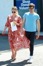 Pregnant HILARY DUFF and Matthew Koma Kissing in Studio City 07/12/2018