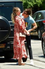Pregnant HILARY DUFF and Matthew Koma Kissing in Studio City 07/12/2018