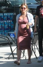 Pregnant HILARY DUFF and Matthew Koma Out in Beverly Hills 07/20/2018