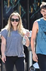 Pregnant HILARY DUFF and Matthew Koma Out in Los Angeles 07/23/2018