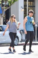 Pregnant HILARY DUFF and Matthew Koma Out in Los Angeles 07/23/2018