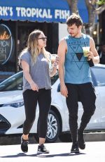 Pregnant HILARY DUFF and Matthew Koma Out in Los Angeles 07/23/2018
