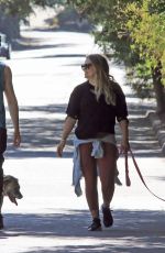Pregnant HILARY DUFF and Matthew Koma Out with Their Dog in Los Angeles 07/16/2018