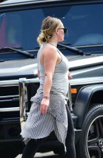 Pregnant HILARY DUFF Leaves a Gym in Los Angeles 07/07/2018