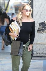 Pregnant HILARY DUFF Leaves Nine Zero One Salon in Hollywood 07/26/2018