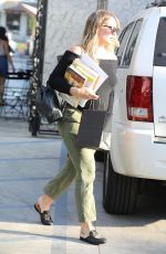 Pregnant HILARY DUFF Leaves Nine Zero One Salon in Hollywood 07/26/2018