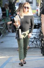 Pregnant HILARY DUFF Leaves Nine Zero One Salon in Hollywood 07/26/2018