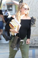 Pregnant HILARY DUFF Leaves Nine Zero One Salon in Hollywood 07/26/2018