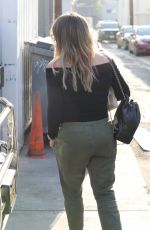 Pregnant HILARY DUFF Leaves Nine Zero One Salon in Hollywood 07/26/2018