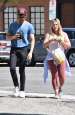 Pregnant HILARY DUFF Out and About in Los Angeles 07/06/2018