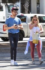 Pregnant HILARY DUFF Out and About in Los Angeles 07/06/2018