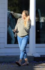 Pregnant HILARY DUFF Out in Los Angeles 07/01/2018