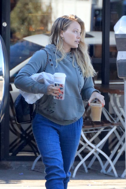 Pregnant HILARY DUFF Out in Los Angeles 07/01/2018