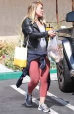 Pregnant HILARY DUFF Out in Los Angeles 07/04/2018