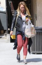 Pregnant HILARY DUFF Out in Los Angeles 07/04/2018