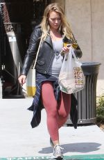 Pregnant HILARY DUFF Out in Los Angeles 07/04/2018