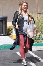 Pregnant HILARY DUFF Out in Los Angeles 07/04/2018