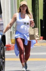 Pregnant HILARY DUFF Out in Los Angeles 07/08/2018