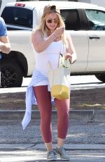 Pregnant HILARY DUFF Out in Los Angeles 07/08/2018