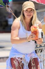 Pregnant HILARY DUFF Out in Los Angeles 07/08/2018