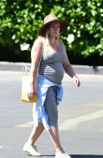 Pregnant HILARY DUFF Out in Los Angeles 07/22/2018
