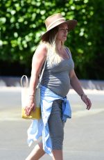 Pregnant HILARY DUFF Out in Los Angeles 07/22/2018