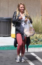 Pregnant HILARY DUFF Out in Studio City 07/03/2018