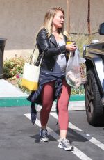 Pregnant HILARY DUFF Out in Studio City 07/03/2018