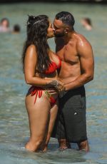 Pregnant MALIN ANDERSSON in Bikini and Tom Kemp on the Beach in Spain 07/23/2018