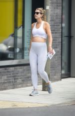 Pregnant VOGUE WILLIAMS Heading to a Gym in London 07/05/2018