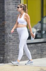Pregnant VOGUE WILLIAMS Heading to a Gym in London 07/05/2018
