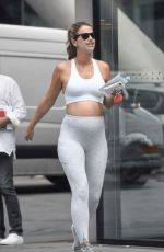 Pregnant VOGUE WILLIAMS Heading to a Gym in London 07/05/2018