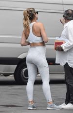 Pregnant VOGUE WILLIAMS Heading to a Gym in London 07/05/2018