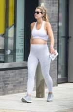 Pregnant VOGUE WILLIAMS Heading to a Gym in London 07/05/2018