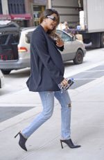 PRIYANKA CHOPRA in Jeans Arrives at JFK Airport in New York 07/12/2018
