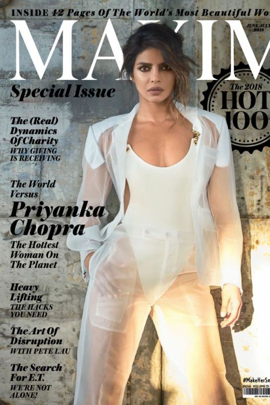 PRIYANKA CHOPRA in Maxim Magazine, India June/July 2018