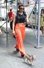 PRIYANKA CHOPRA Out with Her Dog in  New York 07/13/2018