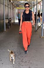 PRIYANKA CHOPRA Out with Her Dog in  New York 07/13/2018